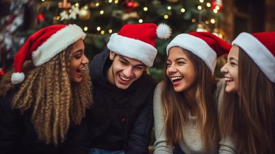 Perguntas divertidas do Quem é mais provável para o Natal